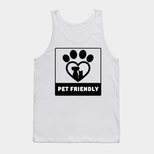 Pet Friendly Notice For Your Business Tank Top